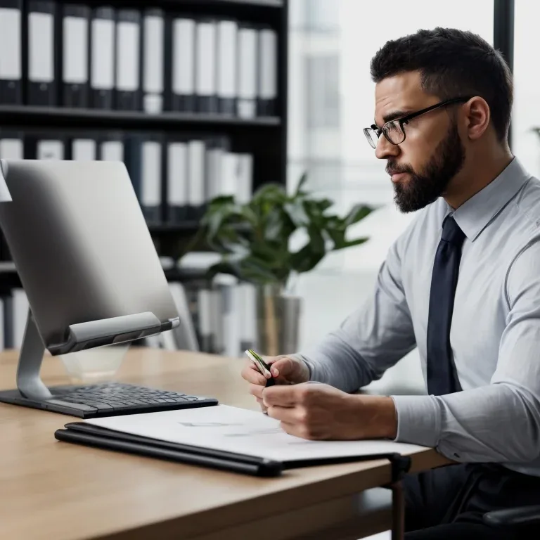 Equipe jurídica prestando consultoria para profissional autônomo